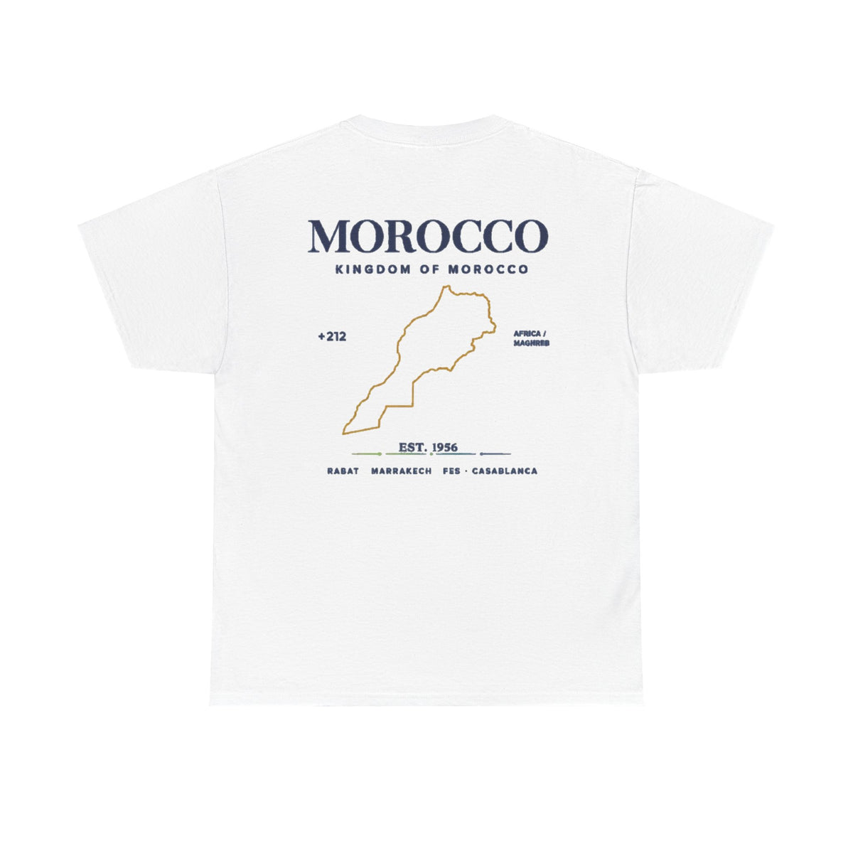 Morocco Map T-Shirt